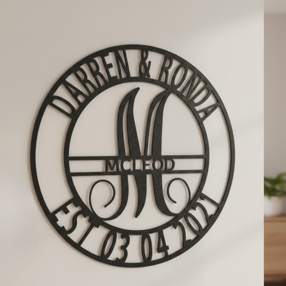Elaborate Name - Steel Sign